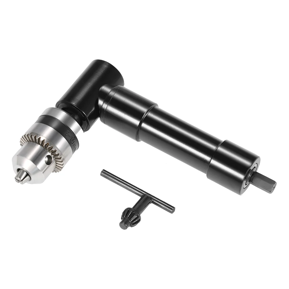 

High Quality Cordless Right Angle Drill Attachment Adapter With 3/8" Keyed Chuck 8mm Hex Shank Power Tool Accessory