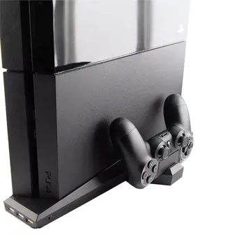 

7 in 1 Charger Cooling Fan Cooler Stand Dock Expand USB Hub for Sony PS4 Console