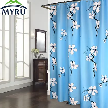 

MYRU Waterproof bathroom shower curtain creative flowers bathroom curtain unique shower curtains free shipping