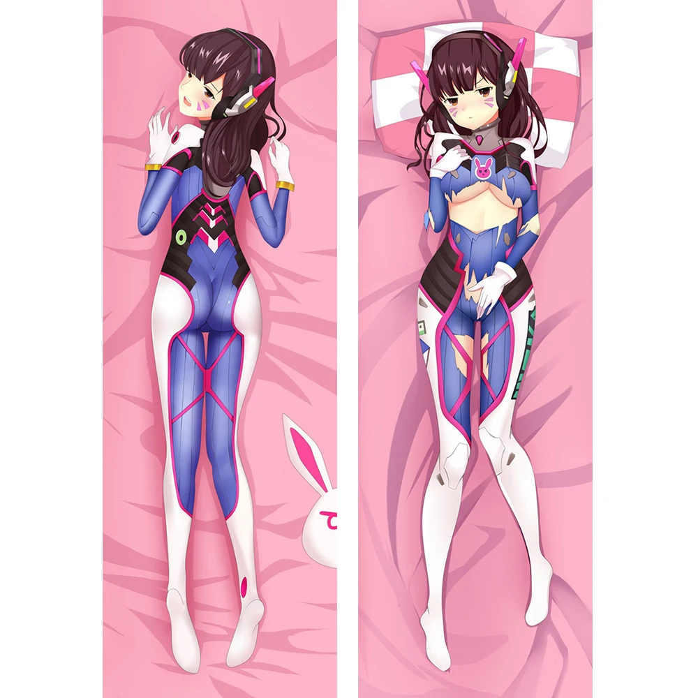 Аниме JK Game Hana Song D.Va розовая подушка Dakimakura Чехол Корея Dva для объятий домашний