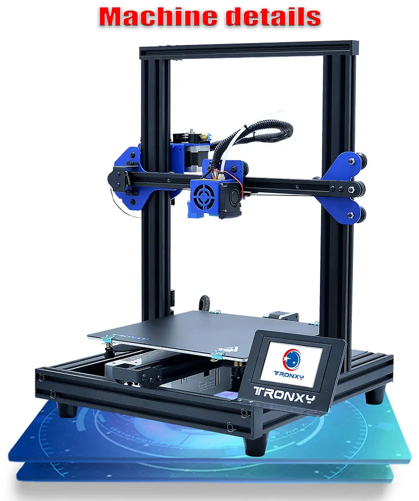 TRONXY XY-2 Pro 3d принтер размера плюс мощность нити 3D Drucker FuRun out детектор Продолжительная мощность печати 3D Drucker полностью металлический