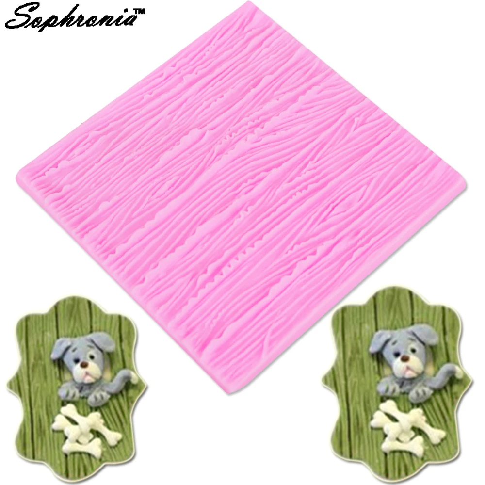 

Sophronia Tree Bark Texture Silicone Mold Sugar Mold Chocolate Mold Cake Brim Decoration Mold Kitchenware DIY M478,10*10*0.4CM