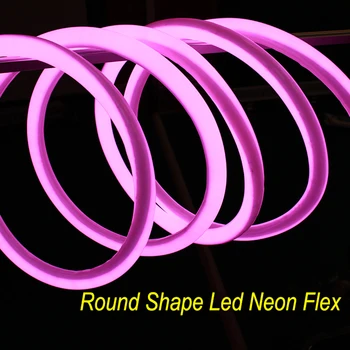 

100M Neon Light Jacket AC220V 230V 240V LED Neon lamp Flexible Waterproof IP66 360 Degree view angle LED Rope Light
