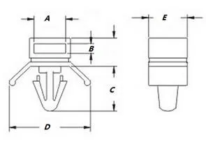 branco de wkooa CCM-4 para o diâmetro 4.5-5.5mm do furo