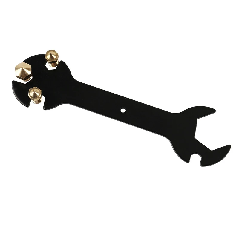 

5 IN 1 multifunctional Wrench 5.7- 20.2mm Steel Spanner Flat Spanner For E3D V5 V6 MK8 MK10 Nozzle hotend 3d printer tool parts