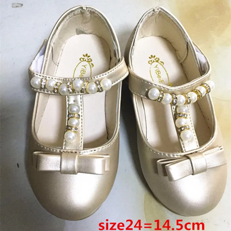 Special offer clearance sales girls leather shoes princess shoes flower shoes fall PU shoes free