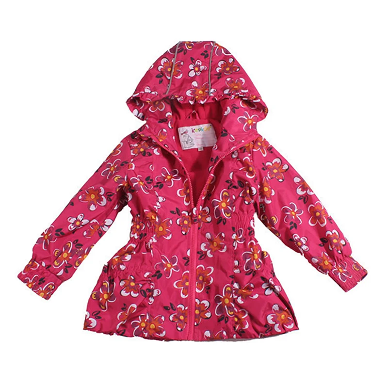 Children Girls Jacket Baby Girl Windbreaker Waterproof Hoodies Jackets