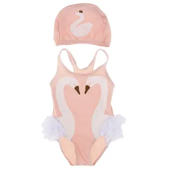 

Baby Infant Clothing Swimsuit Beach Bikini Suits with Hat Newborn Girl Outfit Swimming Clothes Photography Props
