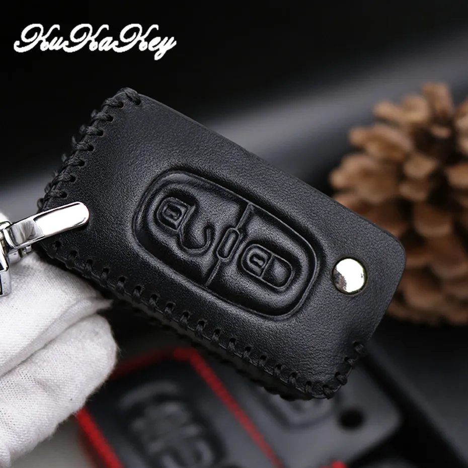 2/3 кнопочный Чехол для автомобильного ключа Peugeot 207 307 308 407 607 Citroen C2 C3 C4 C5 C6