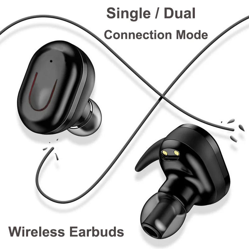 Цена YOU FIRST TWS Bluetooth наушники 5,0 гарнитура блютуз беспроводные наушники HD стерео наушники беспроводные с зарядной коробкой
