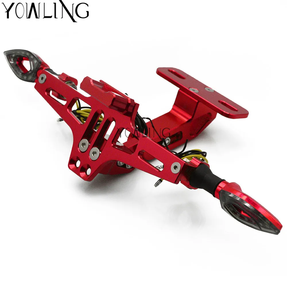 

Motorcycle License Plate Frame Bracket Mount Holder Turn Signal light For YAMAHA XJ6 FZ6 N/S FZ6R FZ8 FZ-1N FZ1 FAZER FZS1000