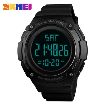 

Sports Watches Men Countdown Double Time Watch Alarm Chrono Digital Wristwatches Man Clock 50M Waterproof reloj hombre SKMEI