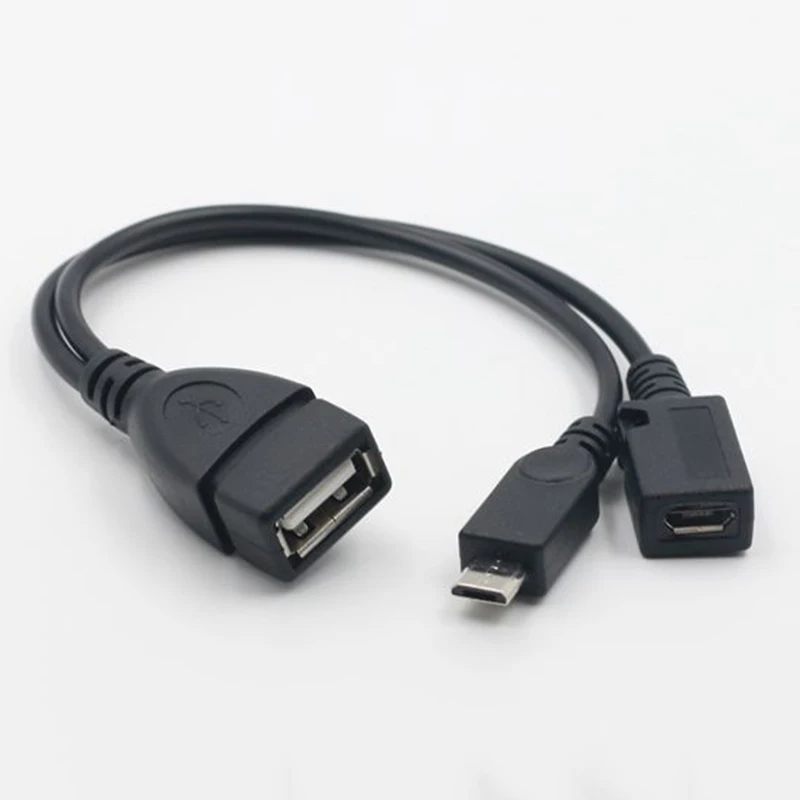 CatXaa Мужской и Женский 20 см портативный OTG кабель микро USB смартфон соединение
