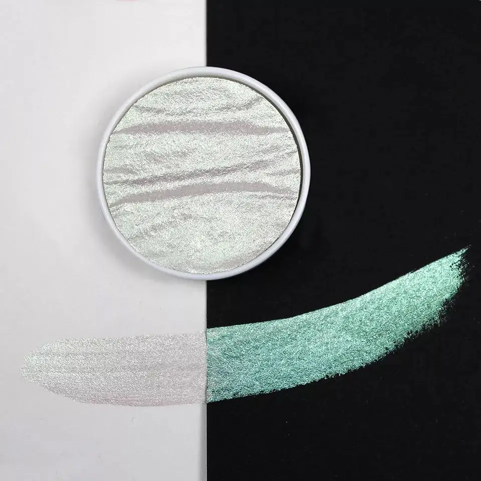Finetec перламутровый aquarel ручная работа твердый акварельный пигмент Waterverf Германия acuarella Золотая краска sulu boya гуашь verf - Цвет: 13