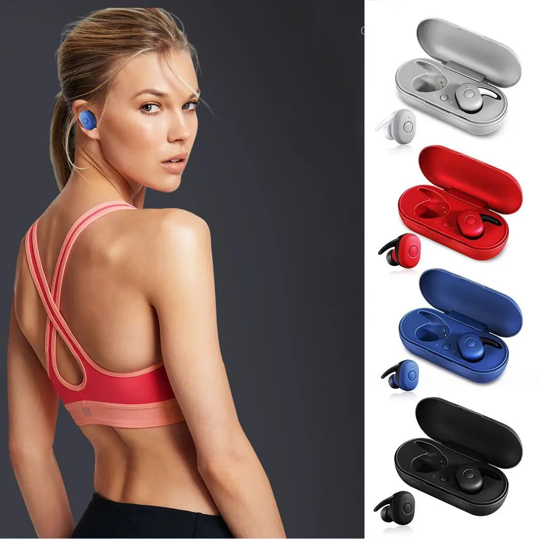 

Wireless Bluetooth Earphones Multipoint Connection Mini Invisible Earbuds Binaural Stereo Sports Headset With NFC Function