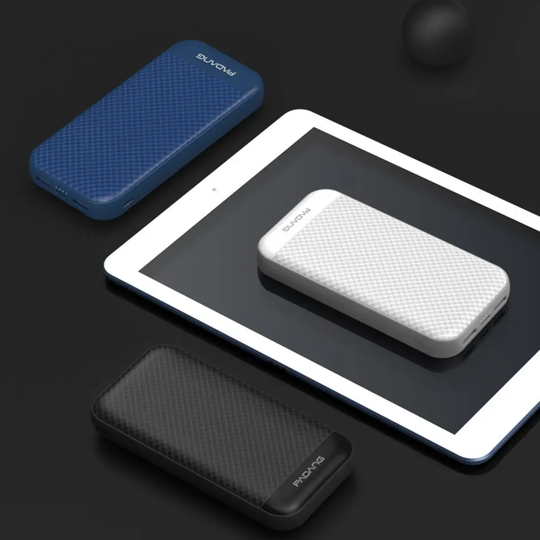 

20000mAh Portable Power Bank Dual USB Type C External Battery Charger Mobile Power Bank Digital Display For iPhone Xiaomi Black
