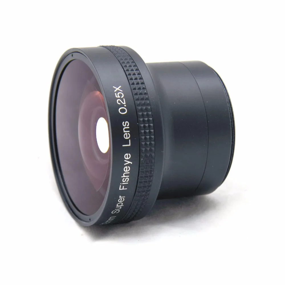 52mm 0.25x Wide FISH EYE Fisheye +12.5 MACRO LENS 52 mmin Lens Adapter