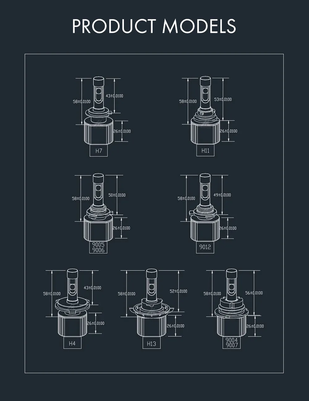 2 шт. H4 светодиодный D2S H7 Cree XHP70 чип 6600LM 55 W 12 V лампа в головную фару HB3 HB4 9004 9007 9005 9006 H13 автомобилей мотоциклетные лампы света 6000 K