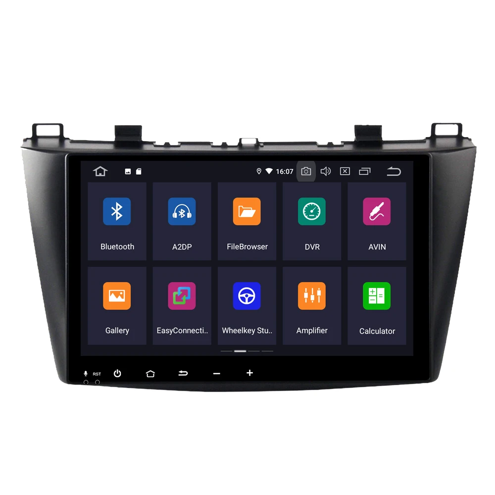 Perfect RoverOne For Mazda 3 2010 2011 2012 Android 9.0 Autoradio Car Multimedia Player Bluetooth Radio GPS Navigation Head Unit NO DVD 1