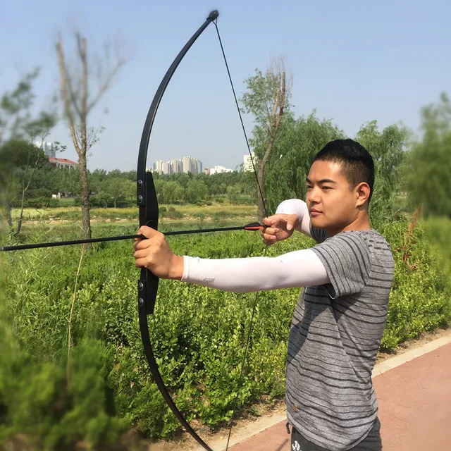 US $24.08 Professional 30/40lbs Recurve Bow for Right Hand Wooden Bow Outdoor Archery Shooting Hunting Access