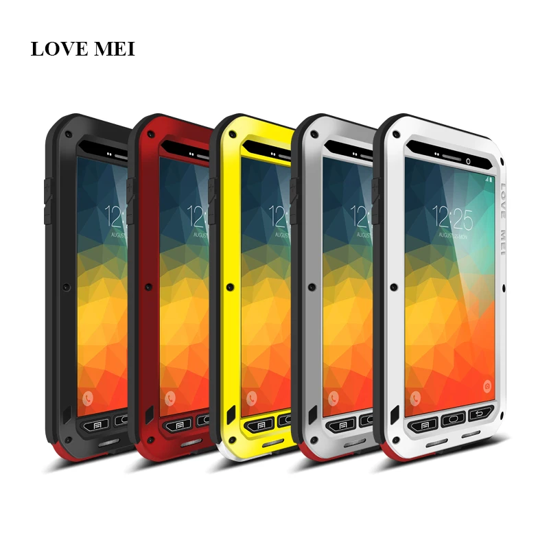 imágenes para Amor mei metal case para samsung galaxy note 5 n9200 cubierta note5 vida a prueba de agua a prueba de choques de aluminio de gran alcance con gorilla glass imágenes para Amor mei metal case para samsung galaxy note 5 n9200 cubierta note5 vida a prueba de agua a prueba de choques de aluminio de gran alcance con gorilla glass