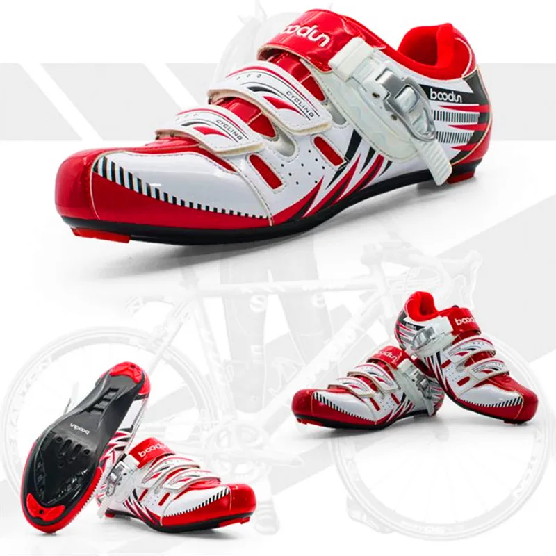 Boodun новая дышащая профессиональная самофиксирующаяся велосипедная обувь 46 MTB велосипедная обувь Нескользящая велосипедная обувь Sapatos de ciclismo 5