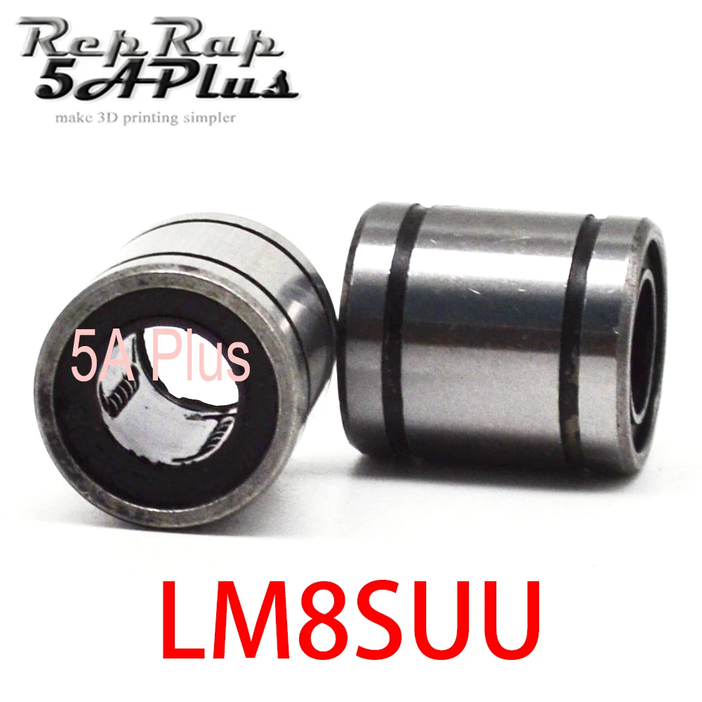 10 قطعة LM8SUU 8 مللي متر 8x15x17 مللي متر الكرة خطي تحمل ل Reprap 3D مجموعة الطابعة أجزاء