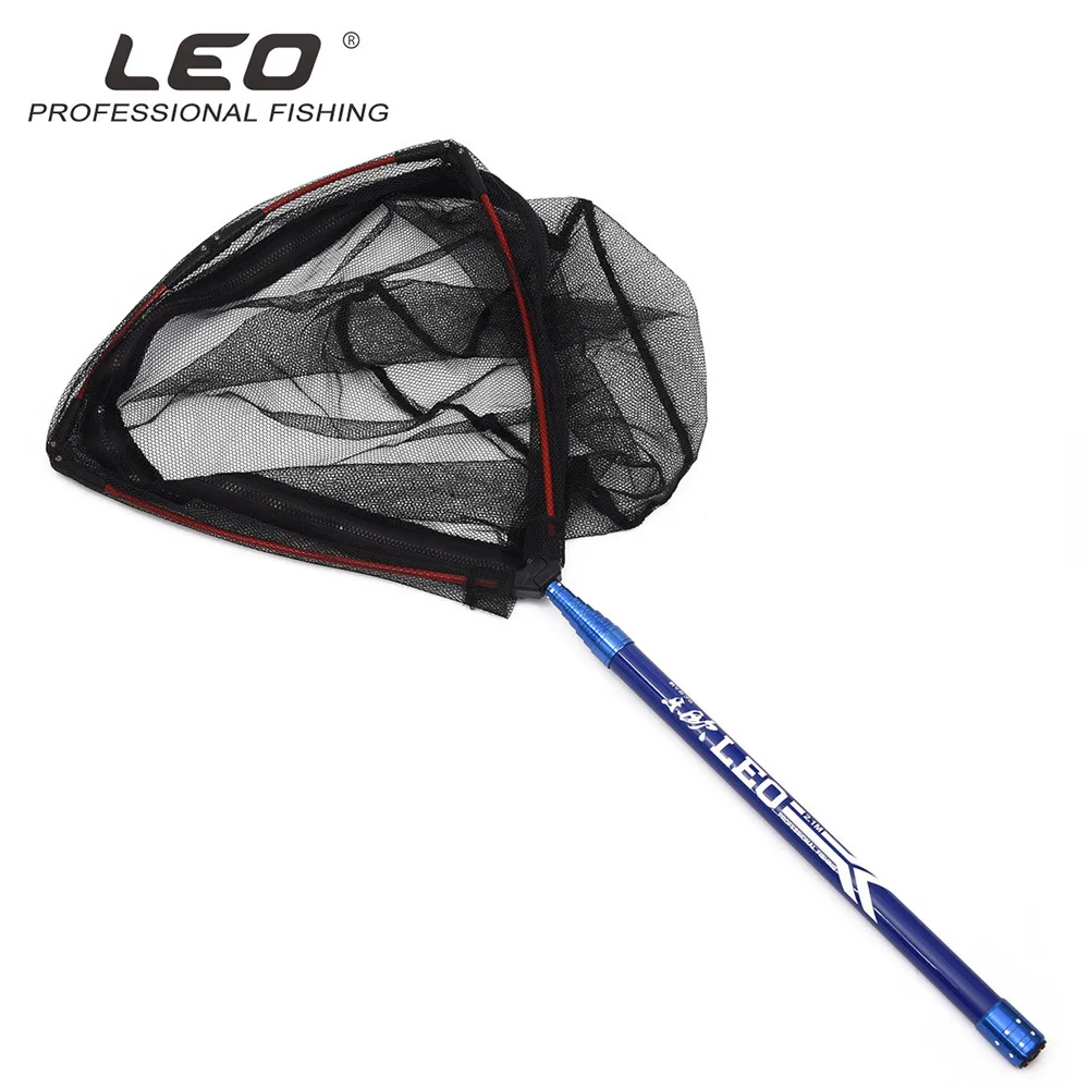 

Fishing Net Fly Fishing Equipment Fish Trap 47cm Foldable Landing Net Portable Aluminum Carbon Handle Fishing Tackle Cast Net