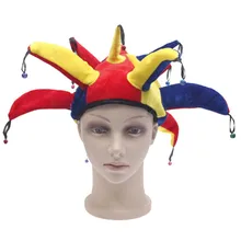 Хэллоуин маскарадный Декор Косплей клоунская шляпа красная клоунская шляпа для взрослых детей с карнавалом забавные вечерние кепки