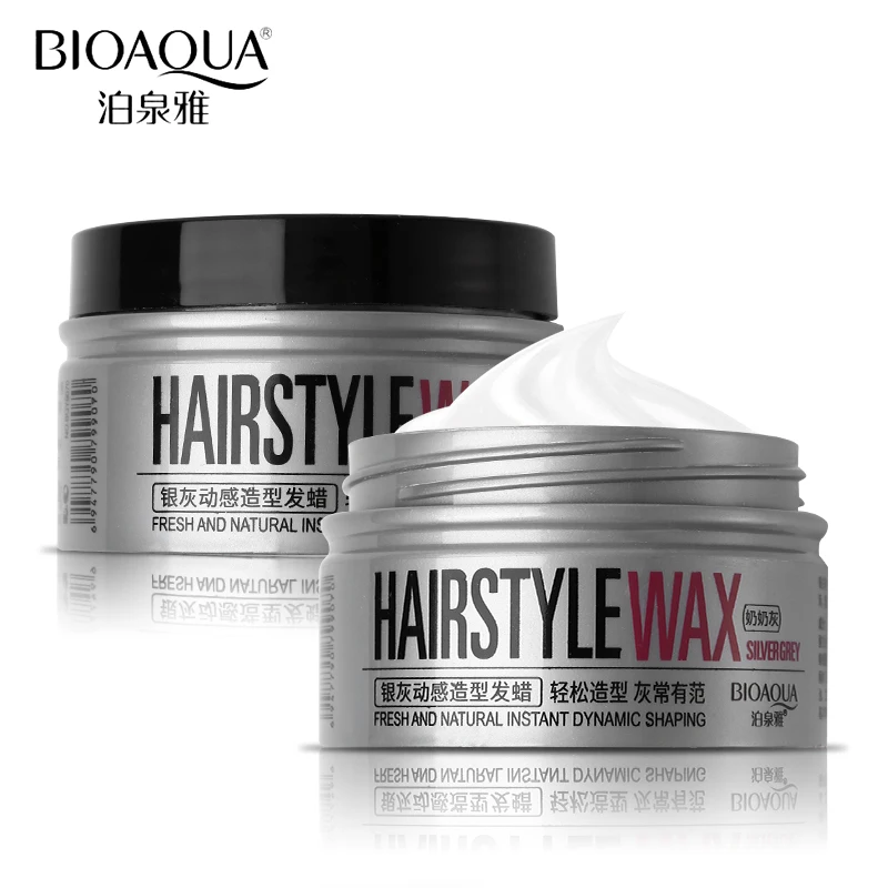 BIOAQUA Brand Hairstyle Shaping Wax Cream Silver Grey Quick Dry