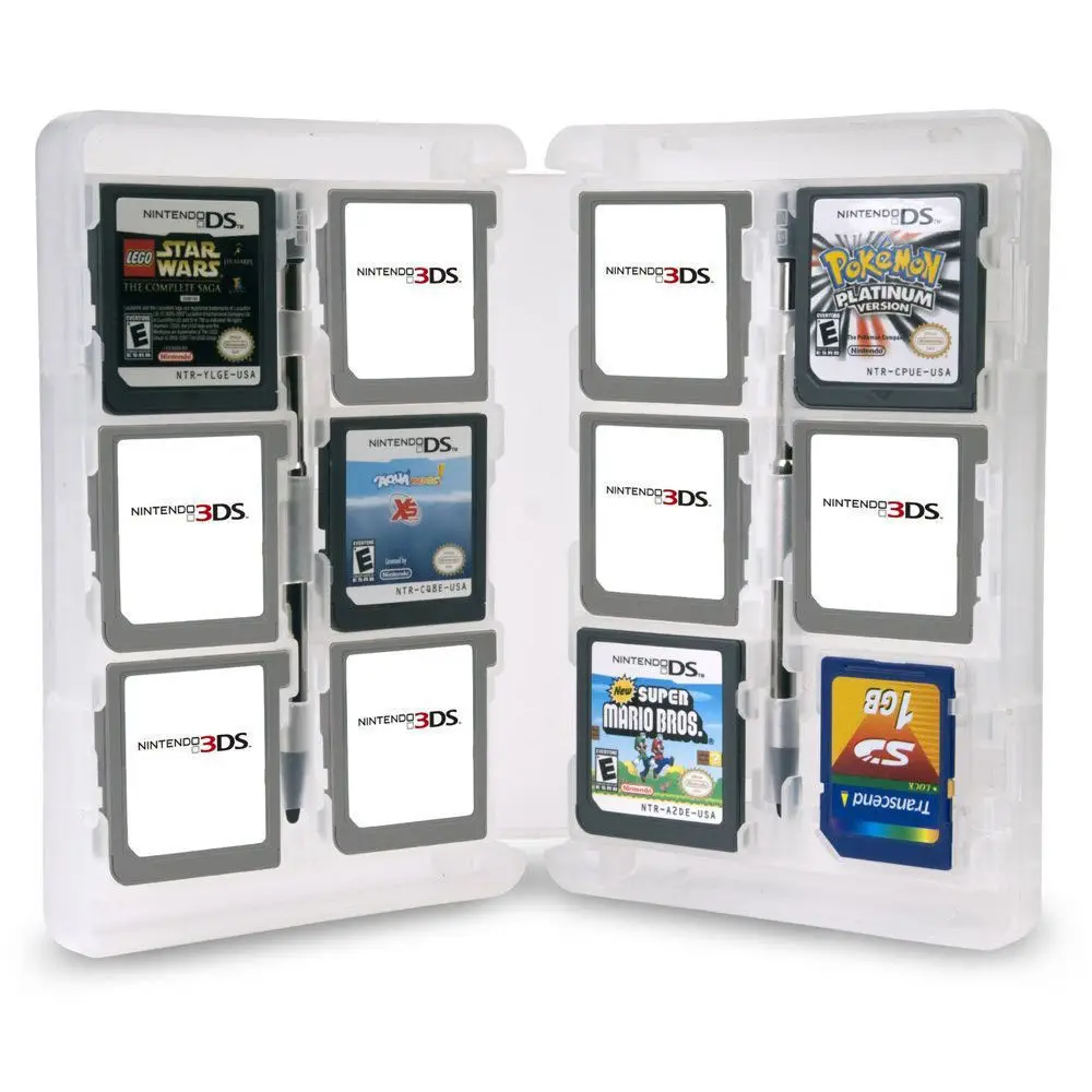 Аксессуары для игр чехол 28 в 1 игровая карта чехол для держателя карты памяти Хранение картриджей коробка для kingd DS 3DS