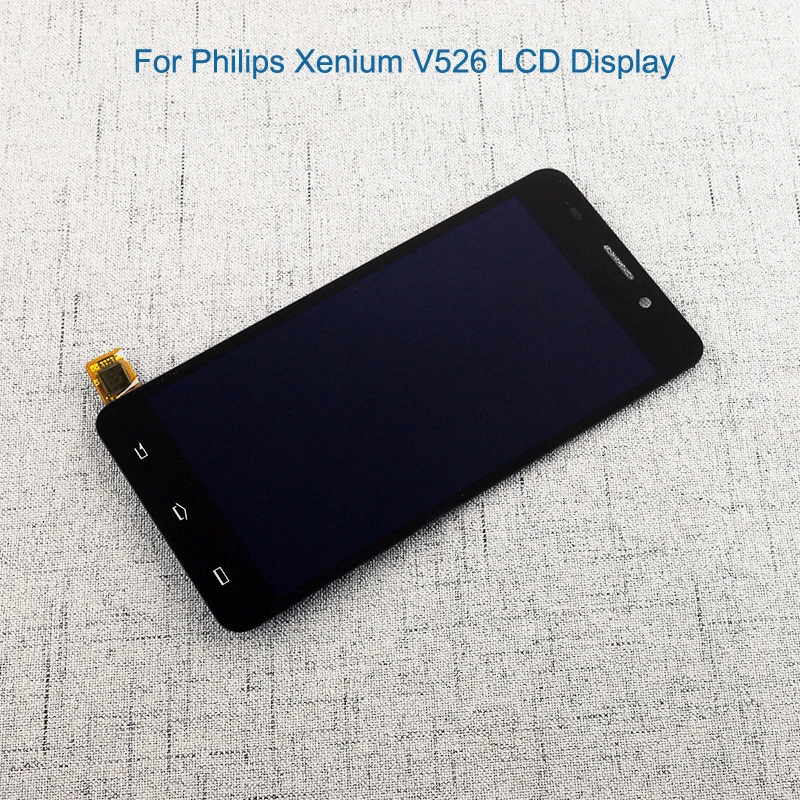 Для Philips Xenium V526 ЖК-дисплей+ сенсорный экран дигитайзер сборка Замена для Philips Xenium V526 ЖК-экран 5," ЖК