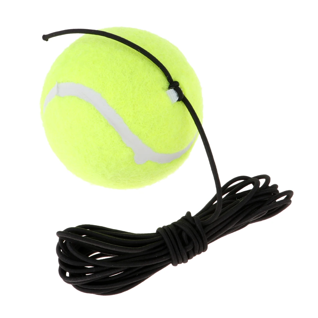 Sunnimix Single Tennis Training Aid Ball & Elastic String Replacement for Indoor/Outdoor Practice