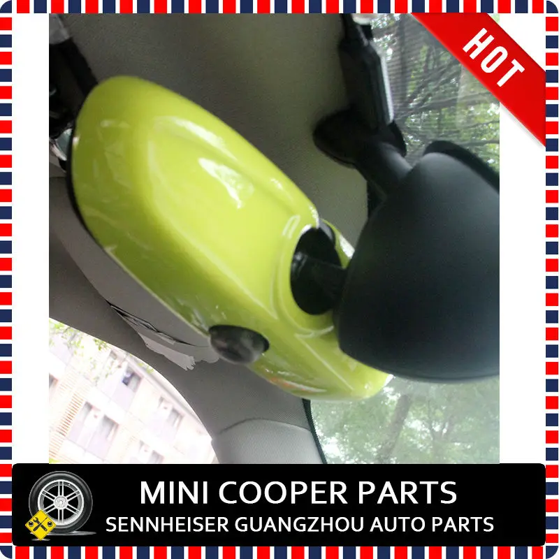 Последние Мини Купер желтый стиль mini Ray ABS Материал с защитой от ультрафиолетового излучения, внутренняя зеркальная Крышка для mini cooper F56(1 шт./компл