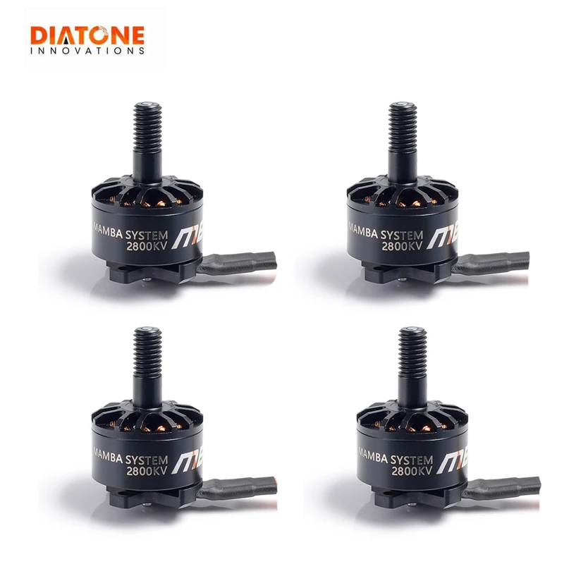

High Quality 1/2/4 PCS Mamba 1408 2800KV 4-6S Brushless Motor for RC Drone FPV Racing DIY Accessories Replacment Parts
