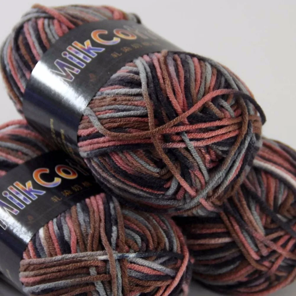 Распродажа мягкая хлопковая Детская Пряжа 3ballsx50g новые шерстяные - Цена: 756,69 руб. / набор