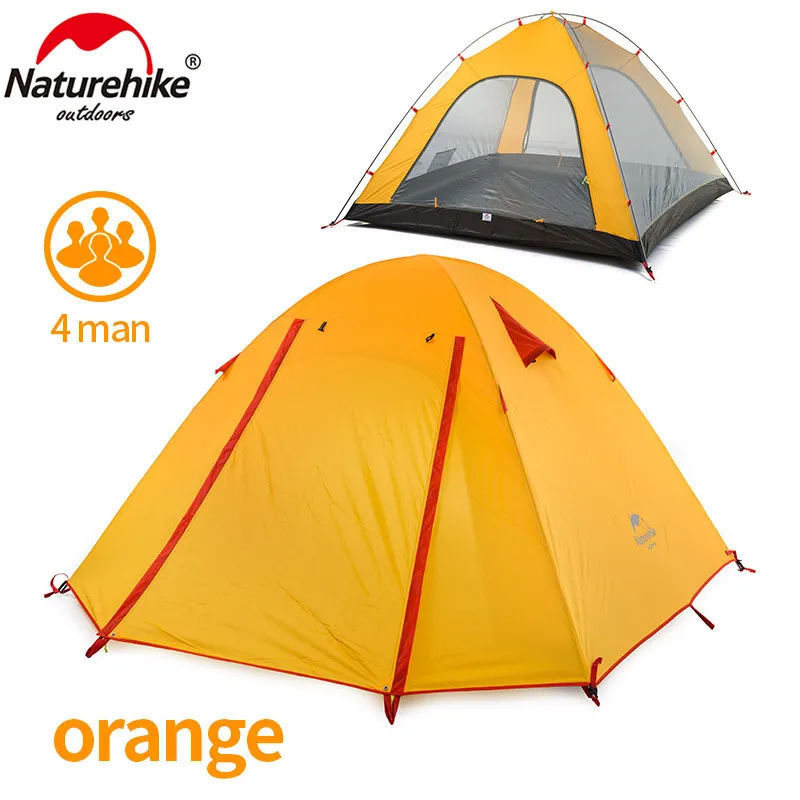 Палатка Naturehike P Series для кемпинга на 4 человек зимняя туристическая Ультралегкая