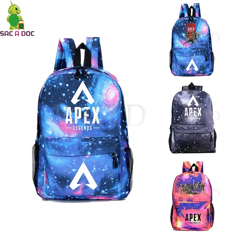

Apex Legends Titanfall Galaxy Space Backpack School Bags for Teenage Girls Boys Fashion Laptop Backpack Casual Travel Rucksack