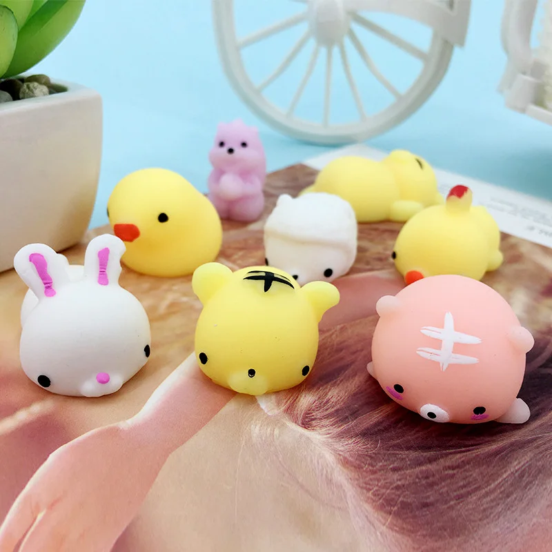 

Mini Squishy Toy Soft Cute Sticky Eliminate Pets Toy Animal Ball Decompression Relief Toy Squeeze Kawaii Fun Toys For Child