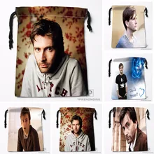 Пользовательские Доктор Кто Drawstring дорожные сумки для хранения мини-сумка Плавание Пеший Туризм игрушки мешок Размеры 18x22 см#0412-03-10