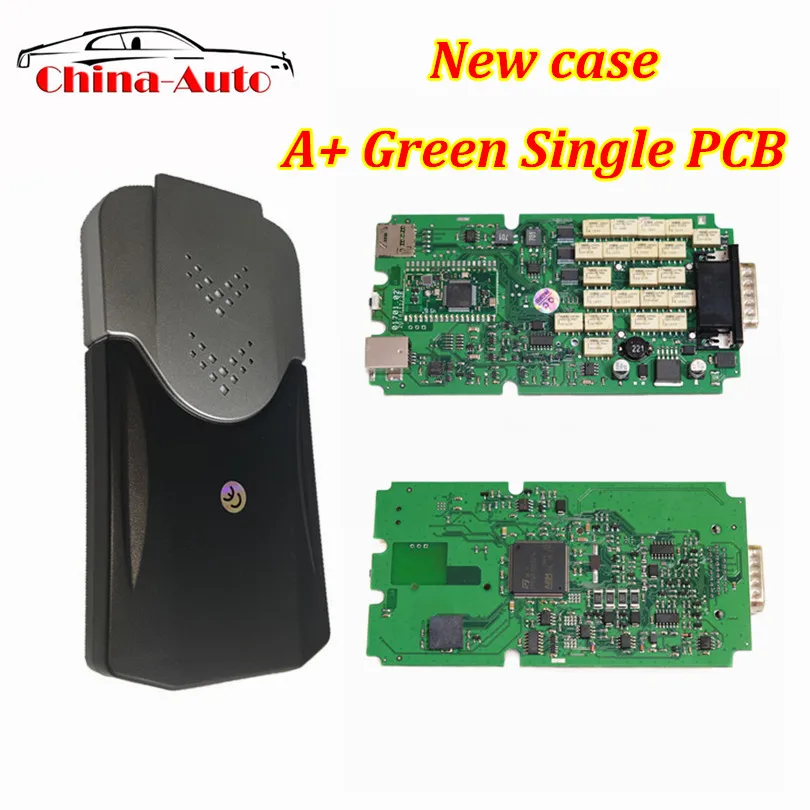 Quality A+ obd2 tcs pro with NEC Realys 2016.00 Keygen NEW VCI Green Single Board + Bluetooth OBD2 Diagnostic Tool |