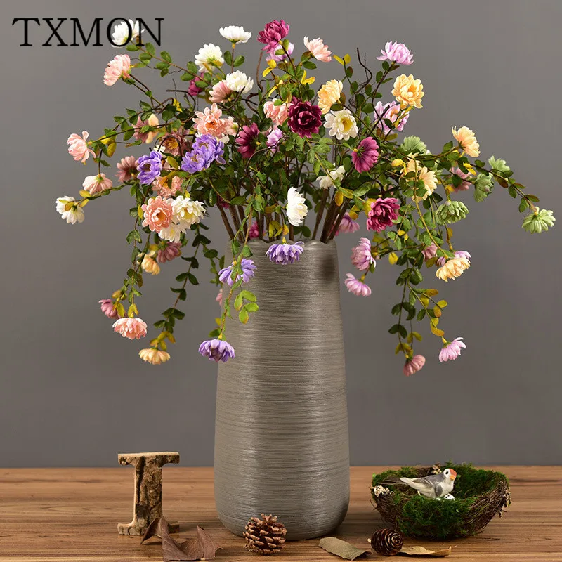 

Simulation feel small daisy high-grade wild fun fake flower single chrysanthemum restaurant floral decorationartificial flowers