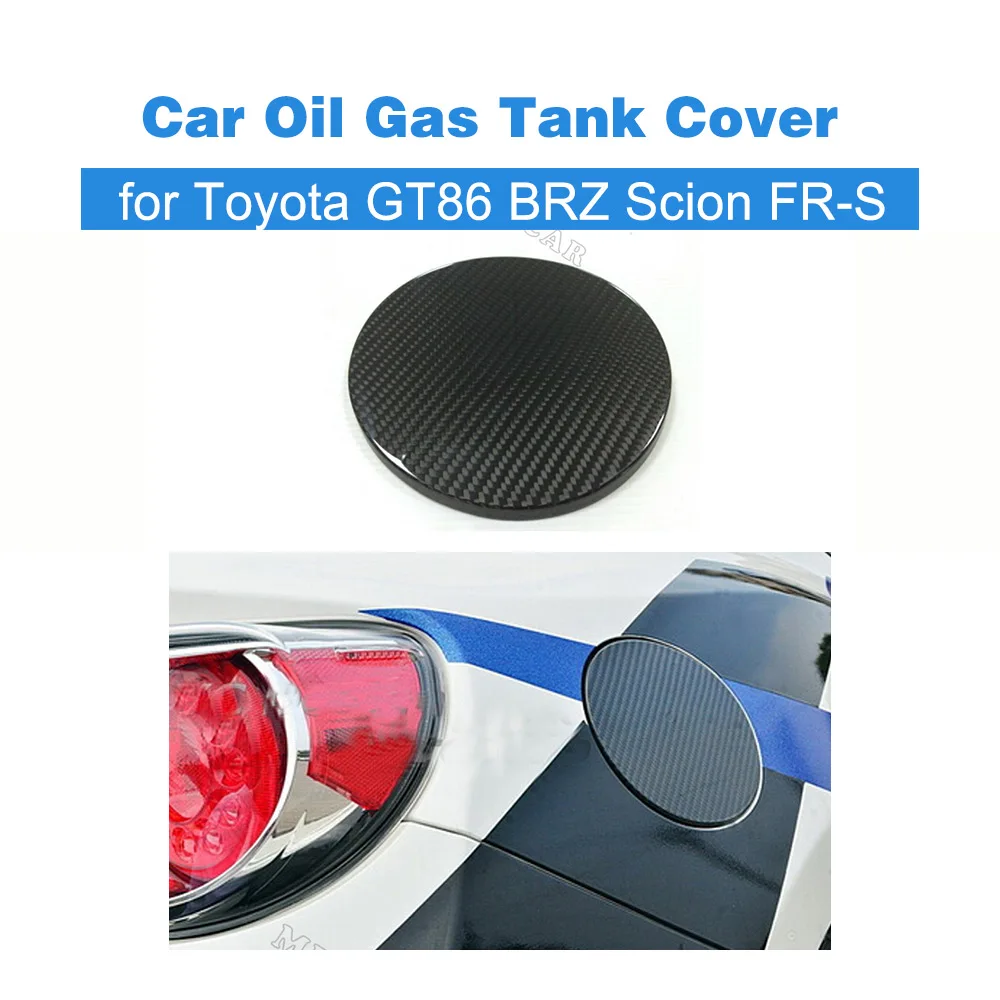 Carbon Fiber Car Oil Gas Tank Cover Cap for Toyota GT86 BRZ Scion FR S