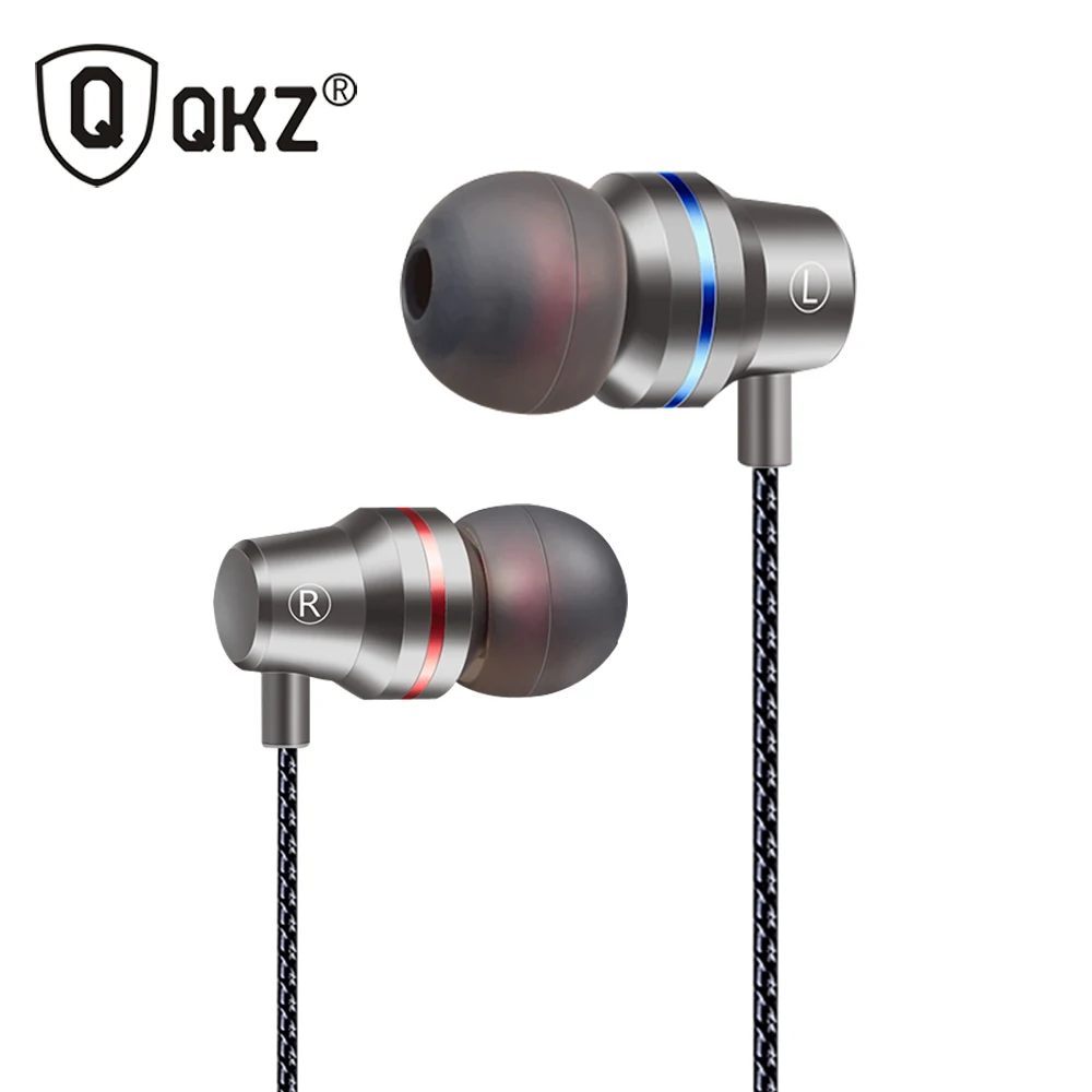 Earphones QKZ DM1  Clear Bass Earphone With Microphone In-Ear Earphone Special Edition Headset Earphones3 Colors fone de ouvido