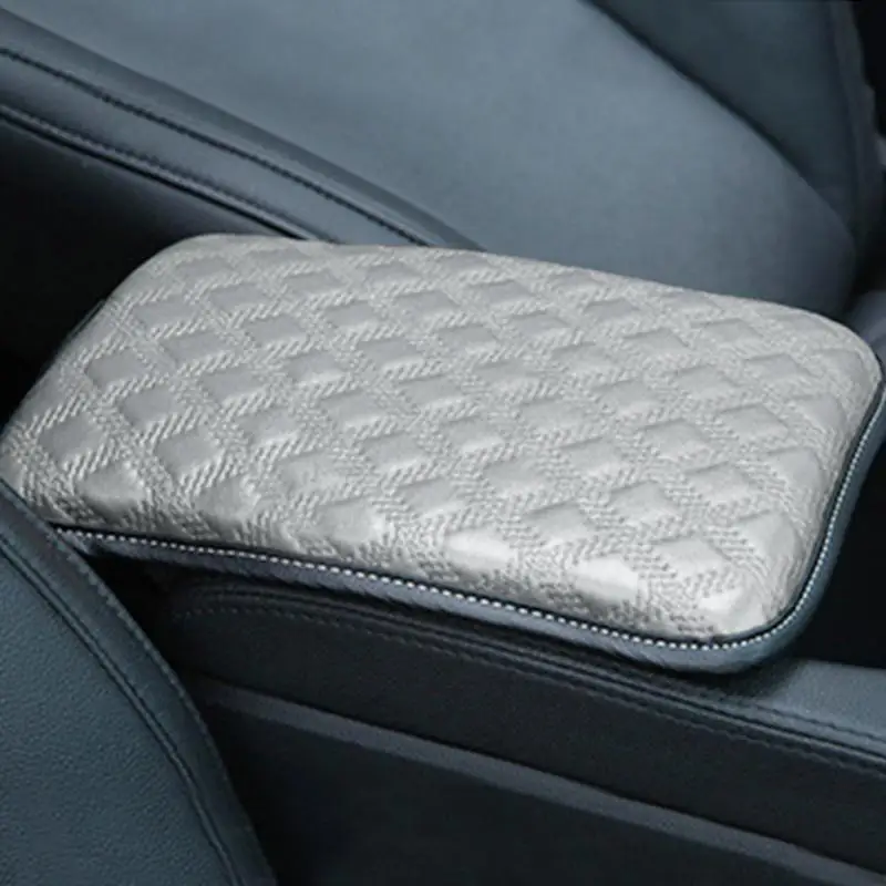 Car Center Console Box Cushion Pads Armrests Cover Fix with rubber bands 30*21cm