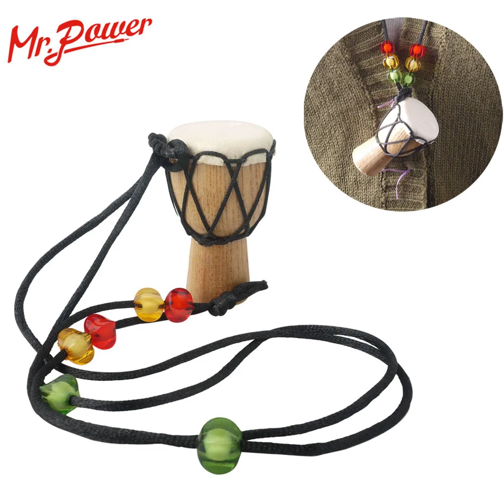 Мини Jambe барабанщик на продажу, Djembe ударный музыкальный инструмент ожерелье Африканский ручной барабан бренд