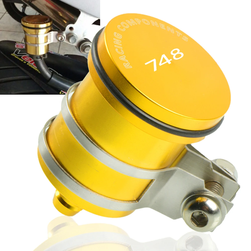 

Motorcycle Rear Brake Fluid Reservoir Clutch Tank Oil Cup for DUCATI 748 /S 1994 1995 1996 1997 1998 1999 2000 2001 2002 2003