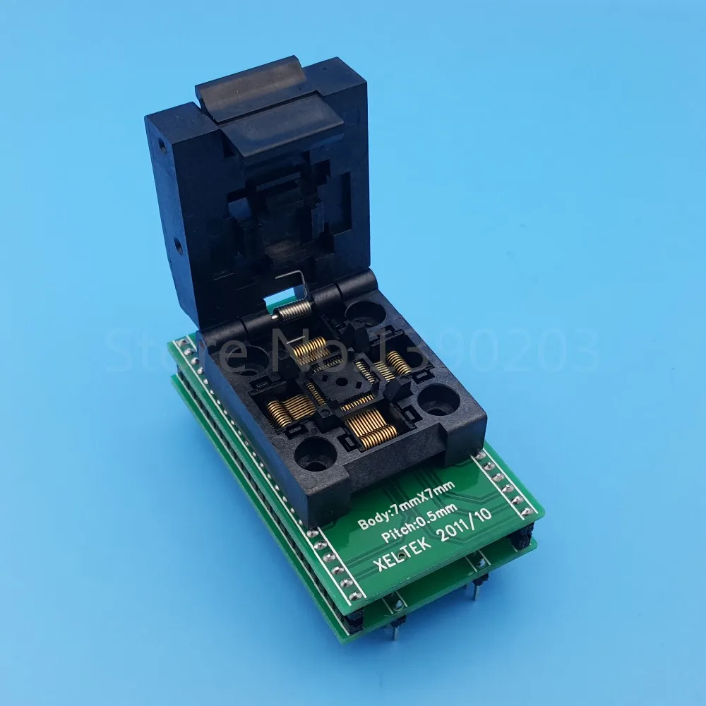 TQFP48 QFP48 к DIP48 SA248 IC программатор адаптер тестовый разъем 0 5 мм шаг|sockets programmer|socket