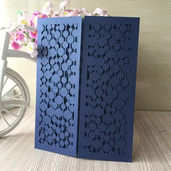 

12Pcs/lot Romantic Wedding Party Event Invitation Card Birthday Business Party Invitation Cards Envelope Delicate Carved Pattern