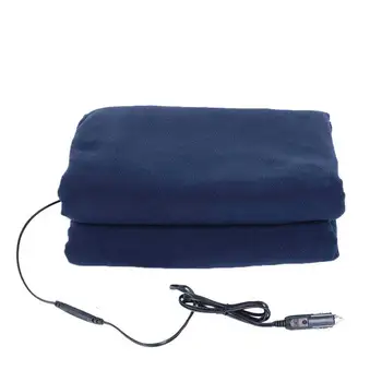 

Car Electrical Heating Blanket Winter Hot Navy Blue 12V Car Accessories Interior Automatic Plug Heating Blanket Outdoor Equipmen